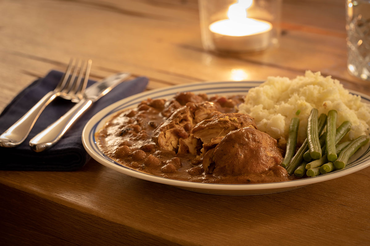 Slow Cooker Curry & Cauliflower Rice The Hollies Farm Shop