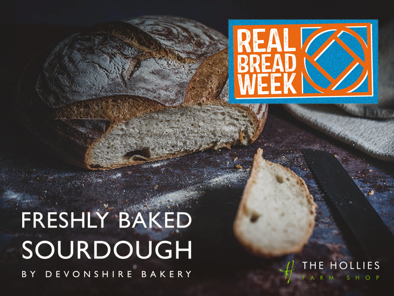 Celebrating Real Bread Week with sourdough made by Devonshire Bakery, Cheshire.