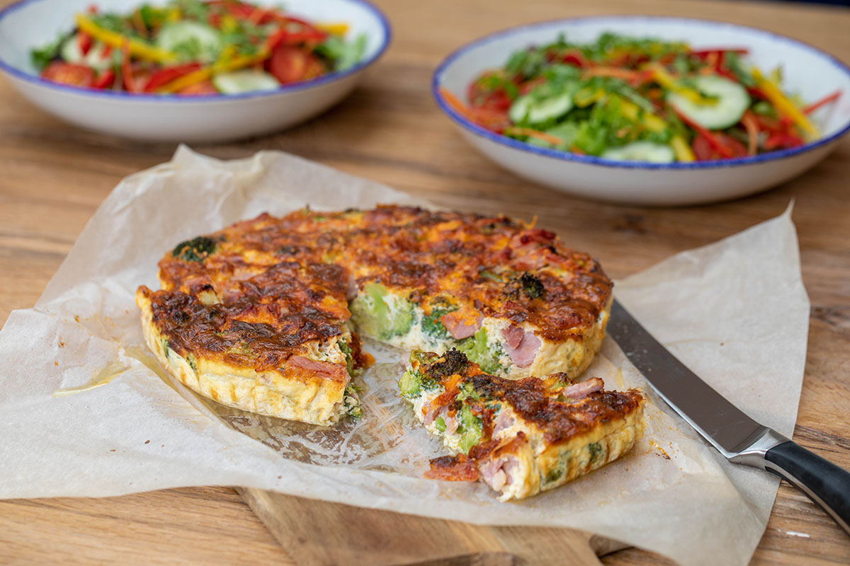 Andrew Vernon’s Crustless Quiche - The Hollies Farm Shop
