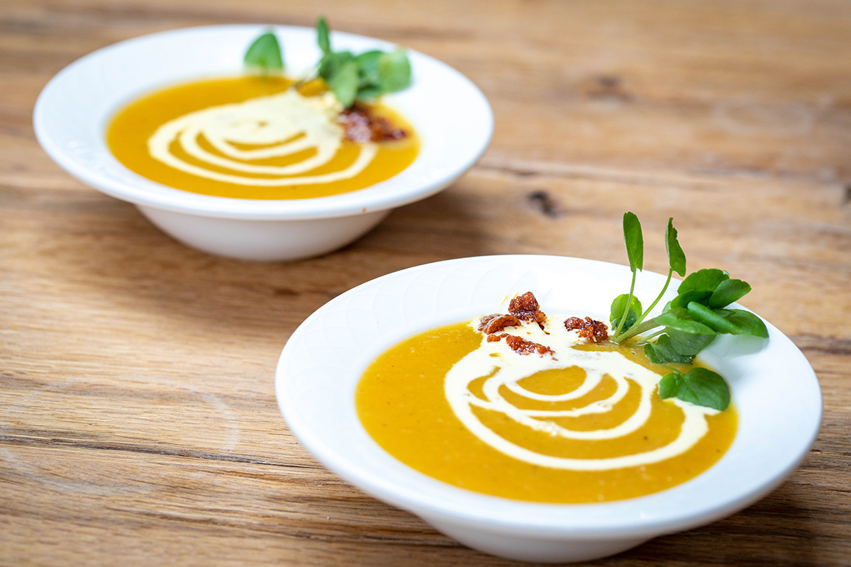 Pumpkin & Chorizo Soup - The Hollies Farm Shop