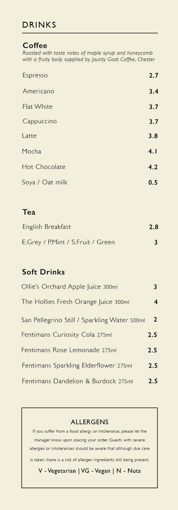 Deli Bar at Little Budworth The Hollies Farm Shop